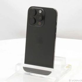 〔中古品〕 iPhone16 Pro 128GB ブラックチタニウム MYMV3J／A SIMフリー【262】