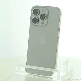 〔中古品〕 iPhone16 Pro 256GB ナチュラルチタニウム MYN33J／A SIMフリー【305】