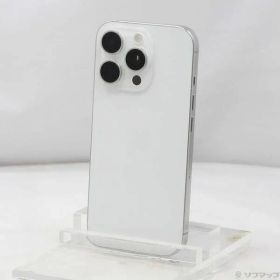 〔中古品〕 iPhone16 Pro 256GB ホワイトチタニウム MYN13J／A SIMフリー【196】