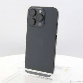〔中古品〕 iPhone16 Pro 256GB ブラックチタニウム MYN03J／A SIMフリー【295】