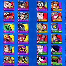 【早い者勝ち！】全キャラ所持、11パワー70体程、希少スキン多数トロ7.2万↑エメ98メアド変更可 | ブロスタ(ブロウルスターズ)のアカウントデータ、RMTの販売・買取一覧