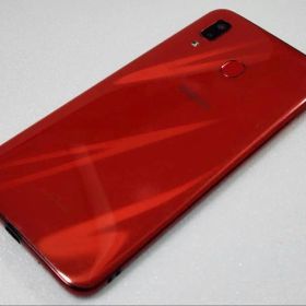 完動品 UQmobile SCV43 SAMSUNG Galaxy A30 赤