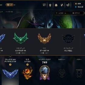 スキン278個所持 元ダイヤ４ 引退垢 即購入可能 | LoL(リーグオブレジェンド)のアカウントデータ、RMTの販売・買取一覧