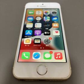 動作品 iphone SE1 16GB ゴールド SIMフリー 充電84％