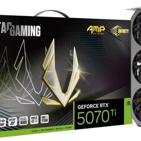【新品】【即納】外箱一部難あり 【代引き不可】 ZOTAC GAMING GeForce RTX 5070 Ti AMP Extreme Infinity 16GB GDDR7 グラフィックスカード ZT-B50710B-10P VD9056 周辺機器 PCパーツ グラフィックボード グラボ