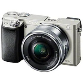 【中古】SONY(ソニー) α6000 パワーズームレンズキット シルバー ILCE-6000L 【258-ud】