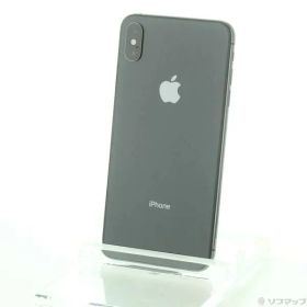 〔中古品〕 iPhoneXS Max 256GB スペースグレイ MT6U2J／A SIMフリー【344】