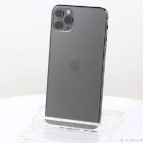 〔中古品〕 iPhone11 Pro Max 256GB スペースグレイ MWHJ2J／A SIMフリー【344】