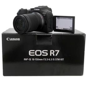 【Canon】キヤノン『EOS R7 RF-S18-150 IS STM レンズキット』2022年6月発売 ミラーレス一眼カメラ 1週間保証【中古】