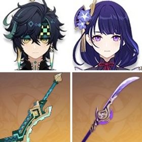 即対応|七七1凸+雷電将軍1凸+キィニチ+ディルック+天空の翼+草薙の稲光+ティナリ+山の王の長牙 | 原神のアカウントデータ、RMTの販売・買取一覧