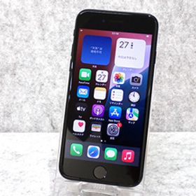 □【中古 美品】SIMフリー Softbank iPhone SE 第3世代 64GB ミッドナイト 黒 MMYC3J/A 本体 制限〇 一括購入(QZ268-10)