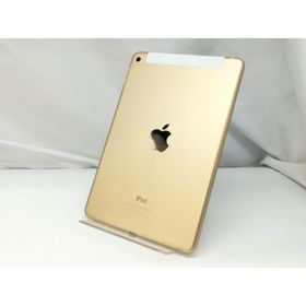 【中古】Apple au 【SIMロック解除済み】 iPad mini4（2015） 16GB ゴールド MK712J/A【札幌】保証期間１週間【ランクC】