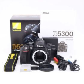 ■極上品■ Nikon（ニコン） D5300 ボディ 人気モデル！軽量・高性能・Wi-Fi搭載で使いやすい！