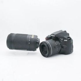 【中古】(ニコン) Nikon D3400 ダブルズームキツト ブラツク