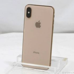 〔中古品〕 iPhoneXS 64GB ゴールド MTAY2J／A SIMフリー【198】