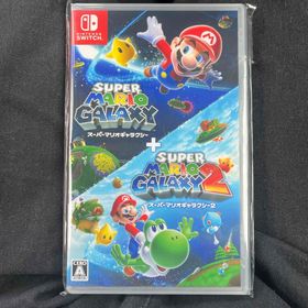 ニンテンドウ(任天堂)の【新品未開封】スーパーマリオギャラクシー＋スーパーマリオギャラクシー2(家庭用ゲームソフト)