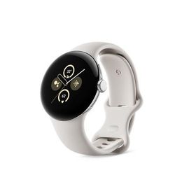 【新品】【即納】スマートウォッチ Google Pixel Watch 2 GPS搭載 Polished Silver/Porcelain GA05031-GB 腕時計 ウェアラブル