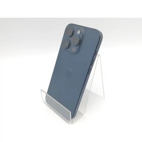【中古】Apple 国内版 【SIMフリー】 iPhone 15 Pro 128GB ブルーチタニウム MTUA3J/A【ECセンター】保証期間1ヶ月【ランクC】