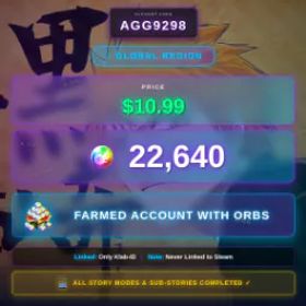 海外 |22,640 オーブ 💎 |プレイされたことがない steam ⚡ |10.99$ のみ!AGG9298