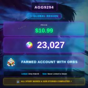 海外 |23,027 オーブ 💎 |プレイされたことがない steam ✨ |10.99$ のみ!AGG9294
