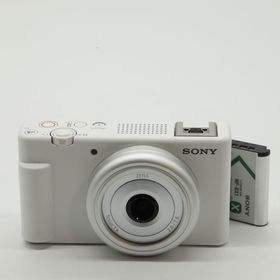 ソニー(SONY)の■ほぼ新品■ VLOGCAM / ZV-1F / ボディ / ホワイト (ビデオカメラ)
