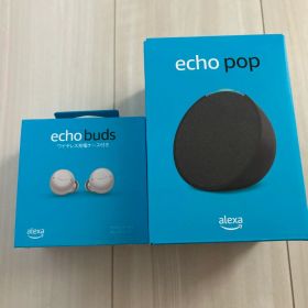 Echo Popコンパクトスマートスピーカー Echo Buds 第2世代セット