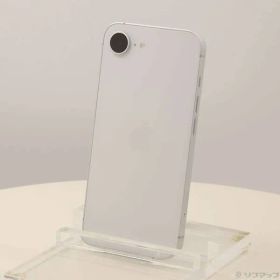 〔中古品〕 iPhone16e 128GB ホワイト MD1R4J／A SIMフリー【371】