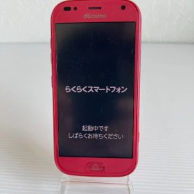 【美品】docomo らくらくスマホ F-42A ピンク
