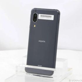 〔中古品〕 AQUOS sense3 ジャパネット版 64GB ブラック SHWHM Y!mobile【377】