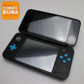 美品 NEWニンテンドー2DS LL ブラック×ターコイズ 即日発送 2DS NINTENDO 本体 あすつく 土日祝発送OK
