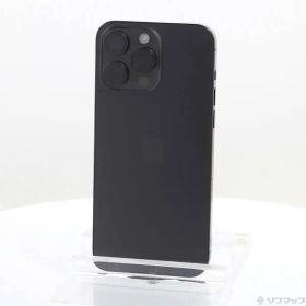 〔中古品〕 iPhone15 Pro Max 256GB ブラックチタニウム MU6P3J／A SIMフリー【269】