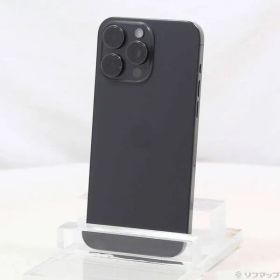 〔中古品〕 iPhone15 Pro Max 512GB ブラックチタニウム MU6U3J／A SIMフリー【344】