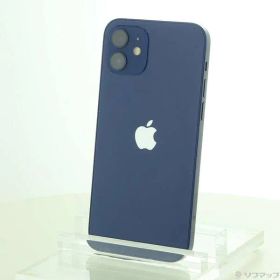 〔中古品〕 iPhone12 128GB ブルー MGHX3J／A SIMフリー【258】