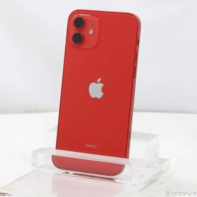 〔中古品〕 iPhone12 256GB プロダクトレッド MGJ23J／A SIMフリー【344】