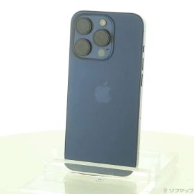 〔中古品〕 iPhone15 Pro 128GB ブルーチタニウム MTUA3J／A SIMフリー【262】