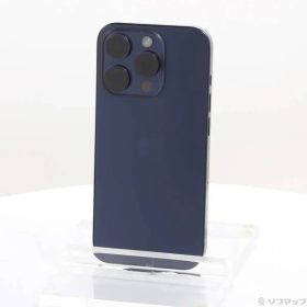 〔中古品〕 iPhone15 Pro 256GB ブルーチタニウム MTUG3J／A SIMフリー【262】