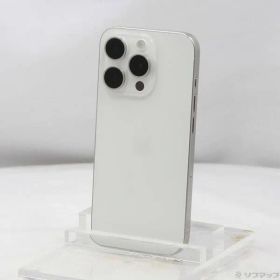 〔中古品〕 iPhone15 Pro 512GB ホワイトチタニウム MTUJ3J／A SIMフリー【368】