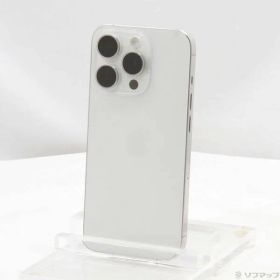 〔中古品〕 iPhone15 Pro 512GB ホワイトチタニウム MTUJ3J／A SIMフリー【198】