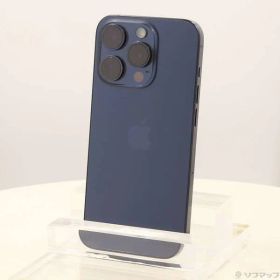 〔中古品〕 iPhone15 Pro 512GB ブルーチタニウム MTUL3J／A SIMフリー【344】