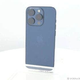 〔中古品〕 iPhone15 Pro 1TB ブルーチタニウム MTUU3J／A SIMフリー【258】