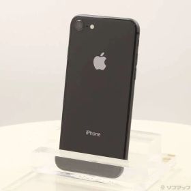 〔中古品〕 iPhone8 64GB スペースグレイ MQ782J／A SIMフリー【247】