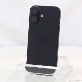 〔中古品〕 iPhone16 256GB ブラック NYDW3J／A SIMフリー【344】