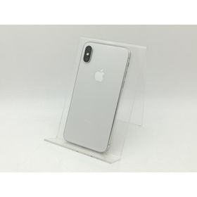 【中古】Apple docomo 【SIMロック解除済み】 iPhone X 64GB シルバー MQAY2J/A【神戸】保証期間１ヶ月【ランクC】