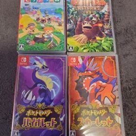 ニンテンドースイッチ あつまれどうぶつの森 ドンキーコングリターンズHD ポケットモンスターバイオレット・スカーレット 新品未開封