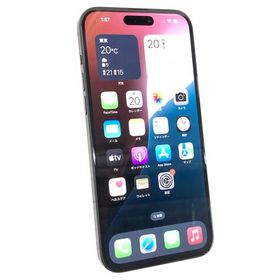 中古 Apple iPhone15 Plus 128GB ブラック MU083J／A SIMフリー