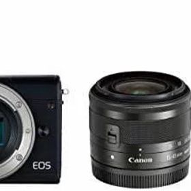 【中古】Canon ミラーレス一眼カメラ EOS M100 ダブルズームキット ブラック EOSM100BK-WZK