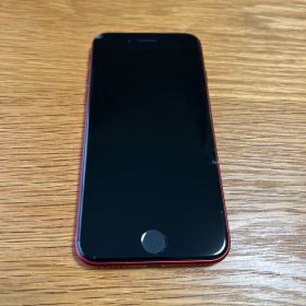 iPhoneSE2 レッド 本体 画面ひび割れあり