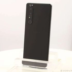 〔中古品〕 Xperia 1 III 256GB フロストブラック SOG03 auロック解除SIMフリー【352】