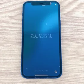 ÷【通電確認確認済】Apple iPhone 12 mini ブルー 128GB【スマホ】【1】