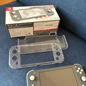 Nintendo Switch Lite グレー 本体 クリアケース付き